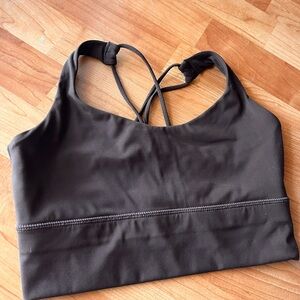 Adanola Dark Brown Sports Bra